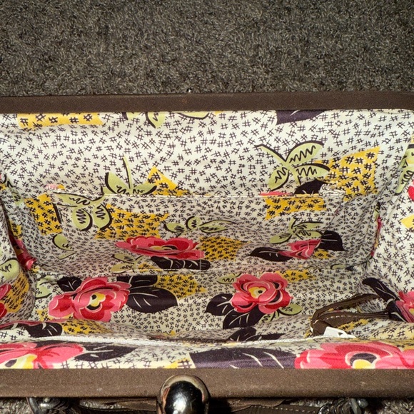 Vera Bradley Brown Quilted Mini Bag - Picture 7 of 7